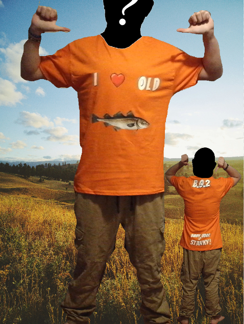 100% Cotton I Heart Old Cod Tshirt